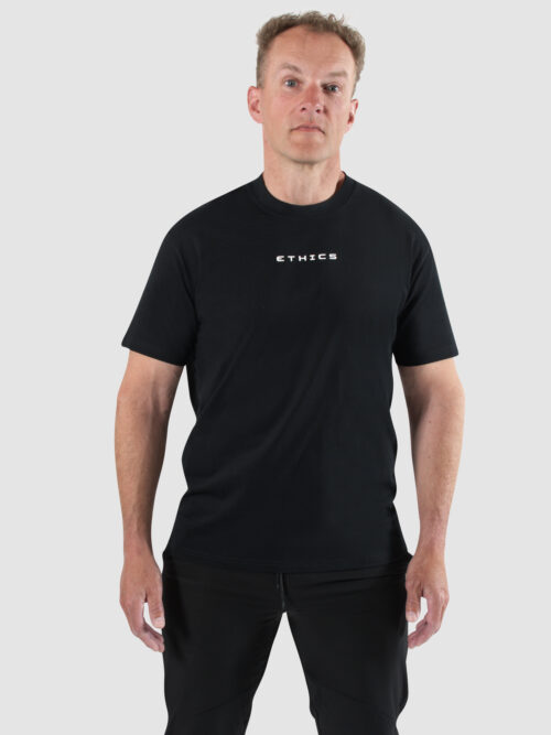 Een ruim heren relax t-shirt van katoen